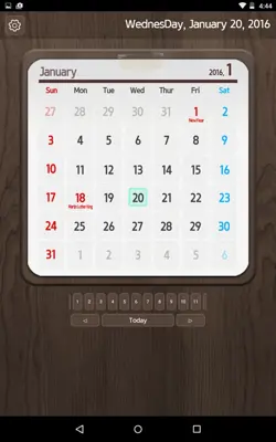 2014 Calendar android App screenshot 0